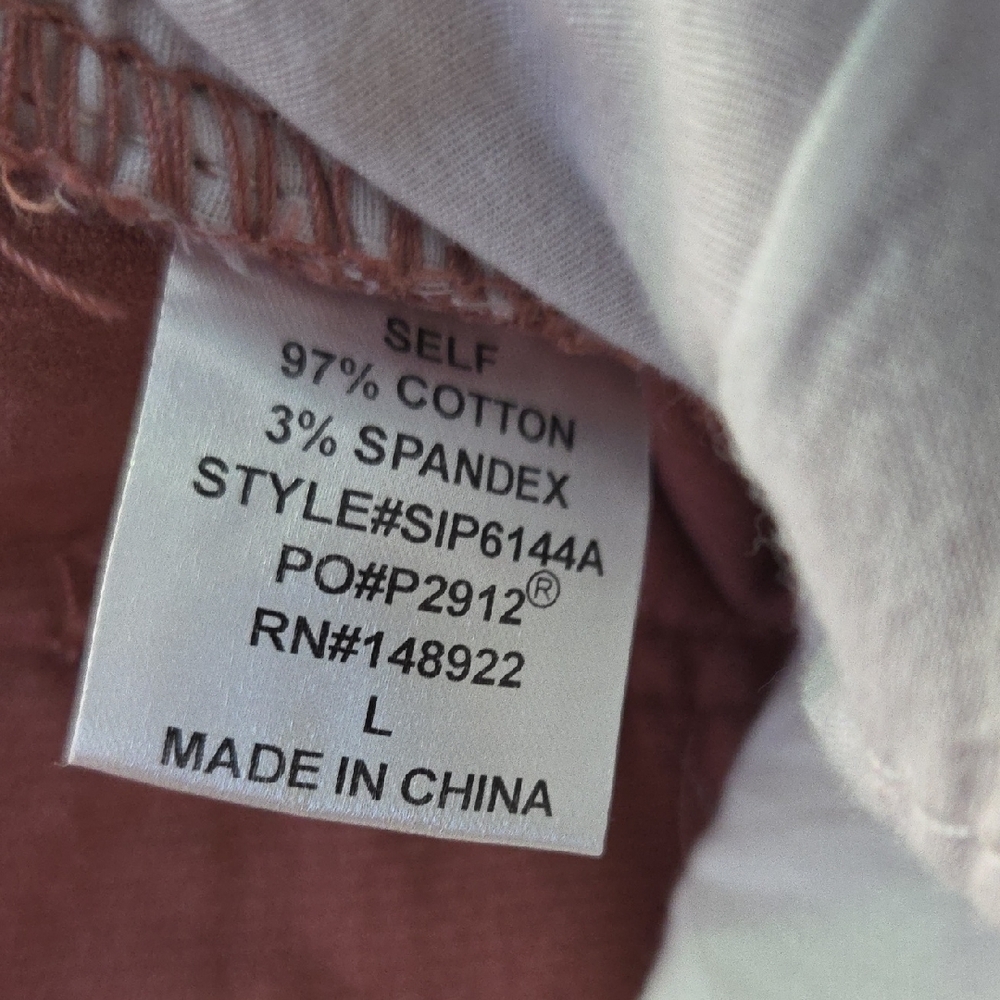 Rust Flare Corduroy Pants - Picture 4 of 6